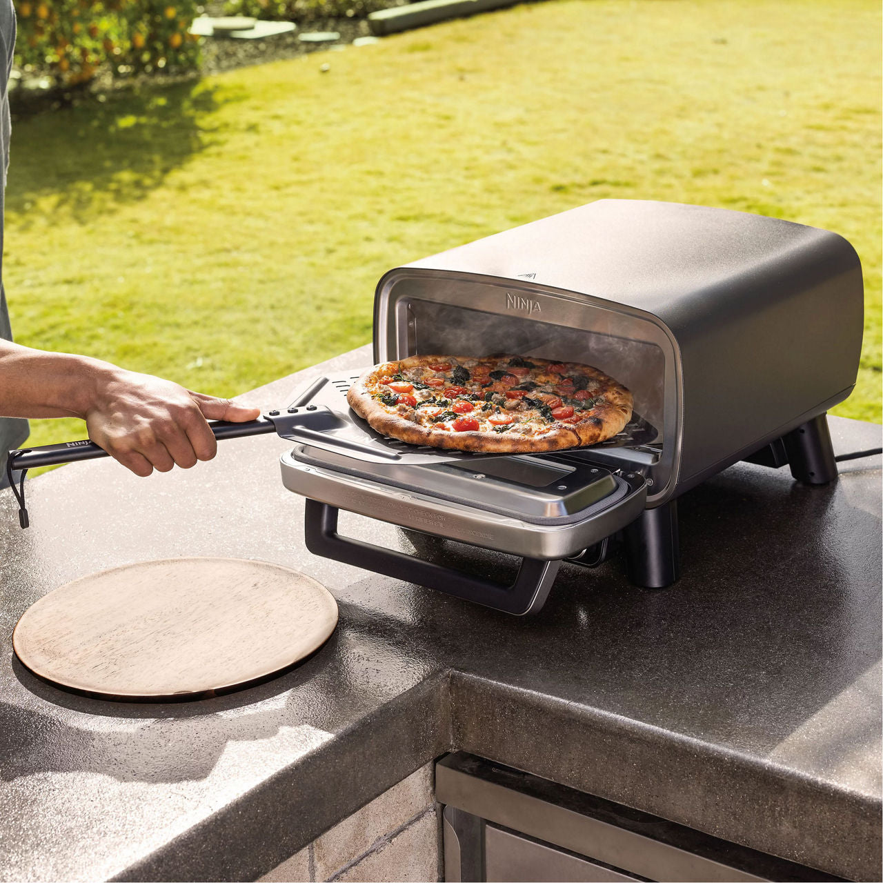 Ninja Artisan 4-in-1 Electric Outdoor Pizza Oven & Air Fryer